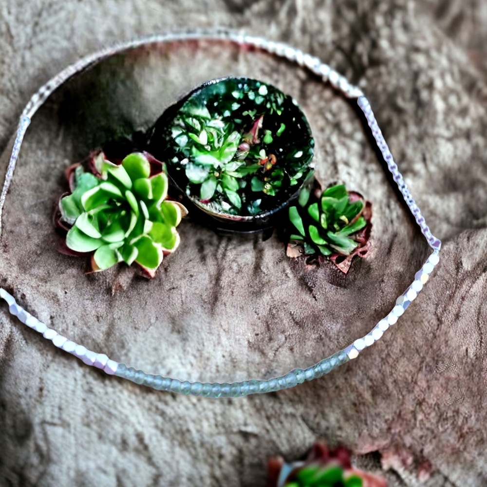 Handmade Natural Peridot Necklace Handmade Sterling Silver, August Birthstone